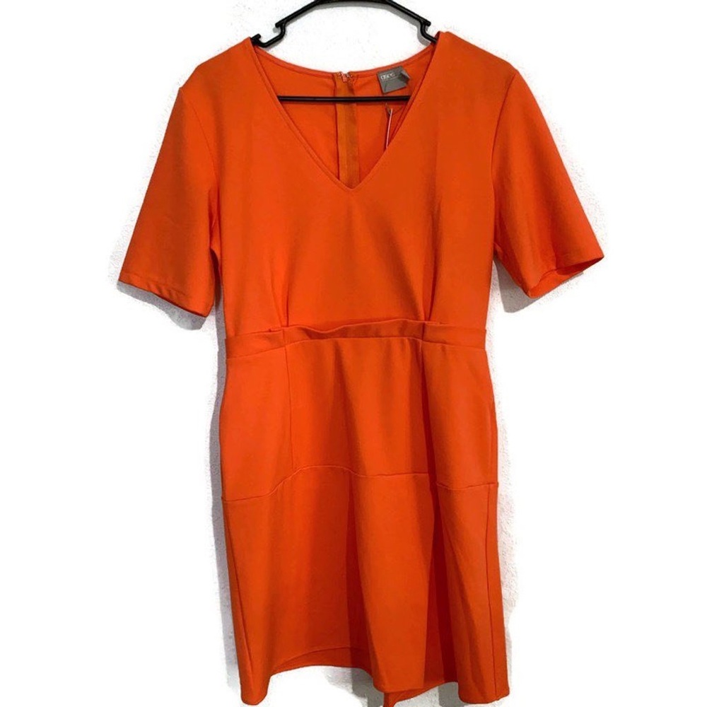 Orange ASOS dress
